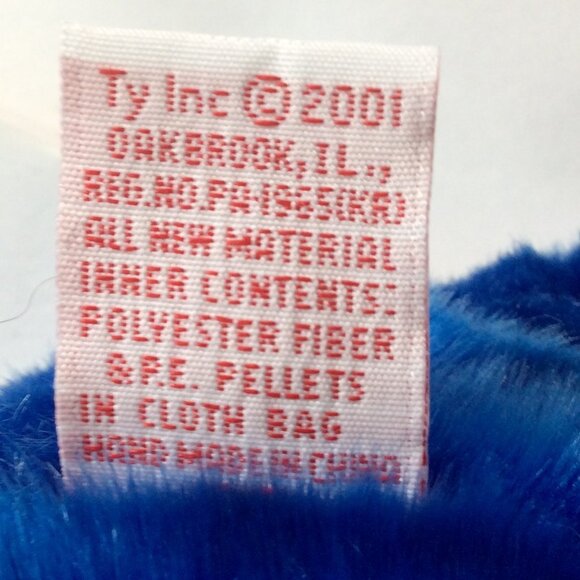 Ty Beanie Buddy "Unity"  Blue Bear NWT Excellent Condition - Picture 5 of 8